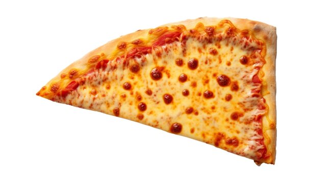 slice of pizza isolated on transparent background