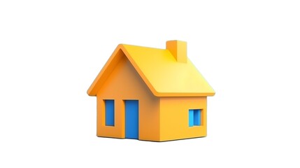 house isolated on transparent background