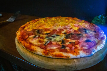 pizza lista para comer