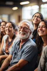 Fototapeta premium Recovery Workshop Focused on Connection Communication and Diversity in Mental Health Care