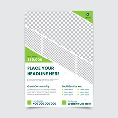 Real Estate Flyer Design, property sale flyer design, flyer design for rent.