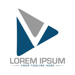 V Letter Logo Design Unique and Professional Logo Design