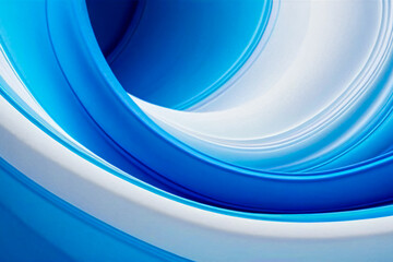 blue background with some soft highlights and folds on it, abstract background