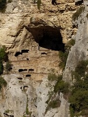 ancient cave in the mountains- Cavagrande