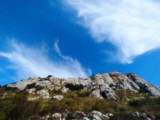 mountain landscape with clouds, Cavagrande