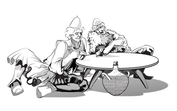Albania means from north and south, around table (sofra) drinking Raki