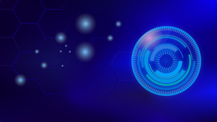 Futuristic technology background in HD format (1920 x 1080)