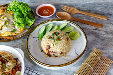 Chinese cuisine, Hong Kong pork fried rice