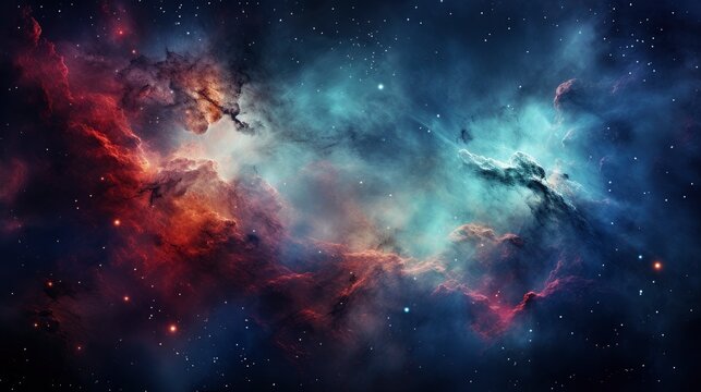 Colorful galaxy, detailed high resolution professional photo