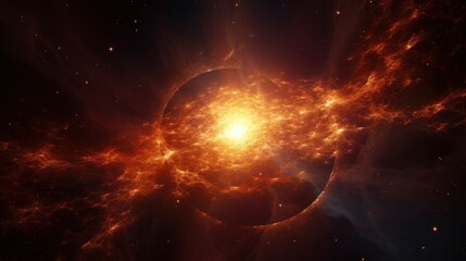 Obraz premium Supernova star explosion