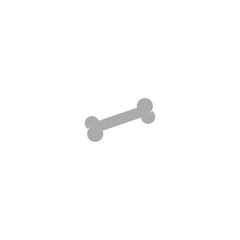 Dog bone icon isolated on white background.