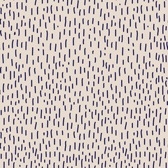 Hand drawn ink grunge texture seamless pattern. Doodle hatch shapes. Vector illustration.