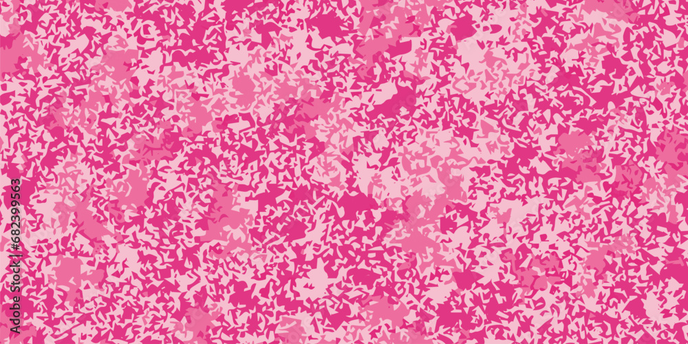 Wall mural vector camouflage pattern for clothing design. Pink camouflage military pattern - Wall murals