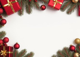 Fototapeta na wymiar a Christmas tree with many presents
