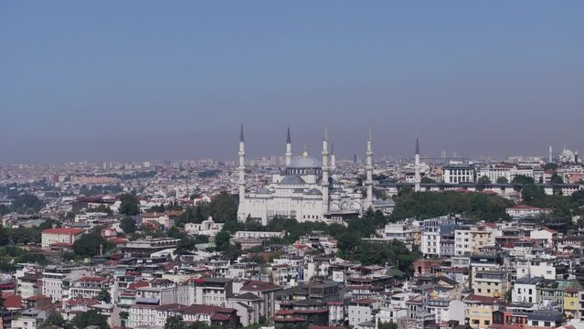 Istanbul Historical Peninsula Hagia Sophia Bosphorus Aerial View 8