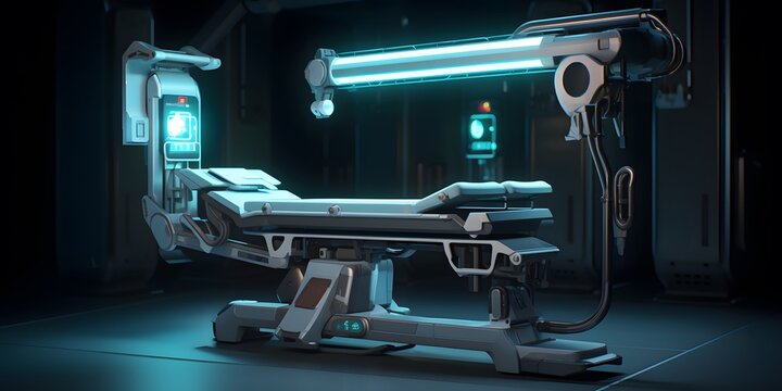 Hospital X-ray machine for fluoroscopy