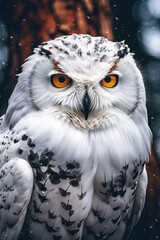 Obraz premium portrait of a snowy owl