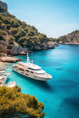 Obraz premium Luxury boats and yachts in Mallorca