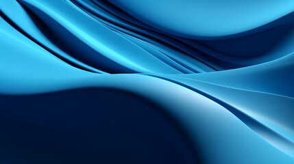 3d render, abstract blue layered background, fashion wallpaper