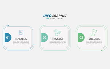 Timeline Creator infographic template. 3 Step timeline journey, calendar Flat simple infographics design template. presentation graph. Business concept with 3 options, vector illustration.