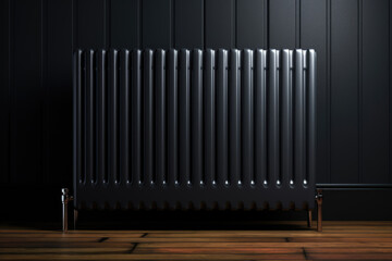 Heating radiator in a modern interior