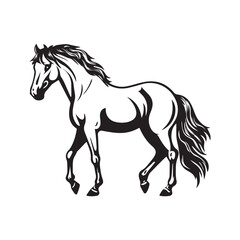 Naklejka na ściany i meble Horse vector Illustration design