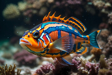 Vibrant and Beautiful Tropical Fish