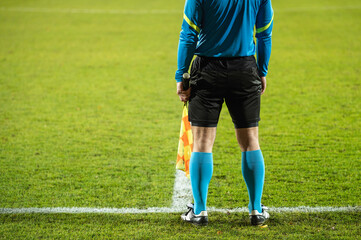 Assistant of football referee