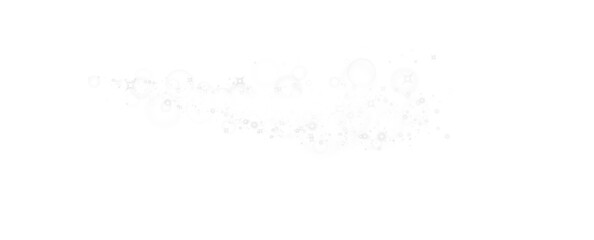 White dust sparks and golden stars shine with special light. Sparkles. Christmas light effect. Sparkling magical dust particles. Abstract light lines of motion and speed, with flying dust glitter. PNG