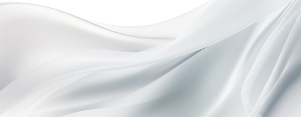 White background with curves and waves, in the style of translucent overlapping, flowing fabrics, UHD, soft tonal shifts abstract white background