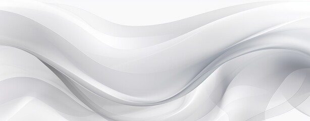 Obraz premium White background with curves and waves, in the style of translucent overlapping, flowing fabrics, UHD, soft tonal shifts abstract white background