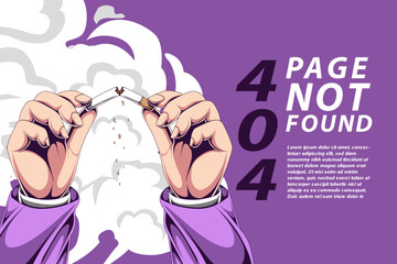 anime illustration error 404 page not found