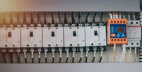 Electrical control panel and equipment.