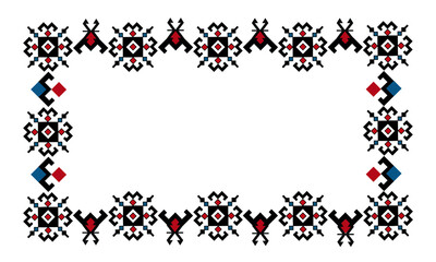 Serbian folk motifs from carpets and embroideries from old Serbia