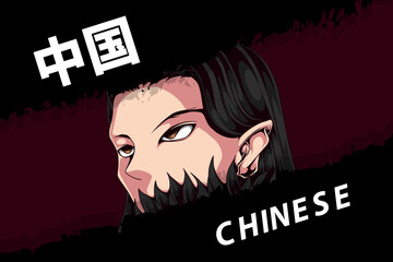 anime character design illustration