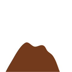 Chocolate Powder Illustration. Design Vector Element. Svg File