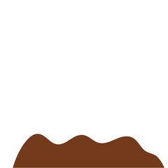Chocolate Powder Illustration. Design Vector Element. Svg File