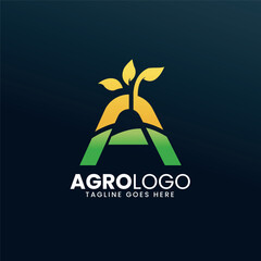 Agriculture farm Logo design template, Agro Logo
