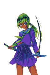 anime character design illustration