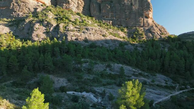 Imposing mountains in the Els-estrets-d`Arnes natural park