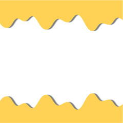 Cheese Melting Corner Background. Cheese Lovers Day. Cheese Decoration Frame Design. Svg File