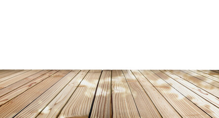 Empty rustic wood stage. Ready for put your product display and montage. With copy space. PNG of...