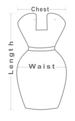 Clothes dimensions icon. vector illustration