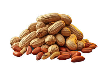 the Nutty Code: Beautiful Nuts on a Clear Canvas
