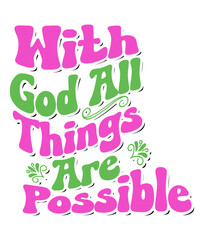 Retro, Faith Bundel Craft Design. T-shirt Design. Illustration