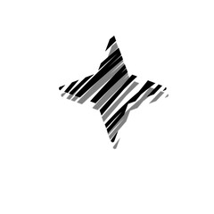 Star Scribble Texture. Star Art. Doodle Star. Black Star. Hand Drawn Star. Star Design Element Svg File