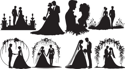 wedding EPS, wedding Silhouette, wedding Vector, wedding Cut File, wedding Vector