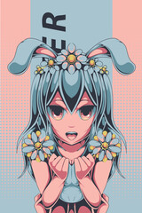 anime character design illustration