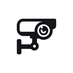 street surveillance camera icon isolated. Vector illustration