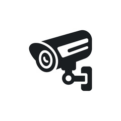 street surveillance camera icon isolated. Vector illustration